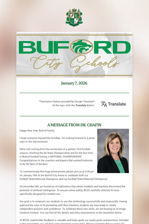 BCSS District Newsletter Jan 2026