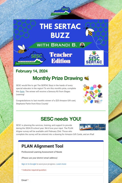 The SERTAC Buzz- Teacher Edition