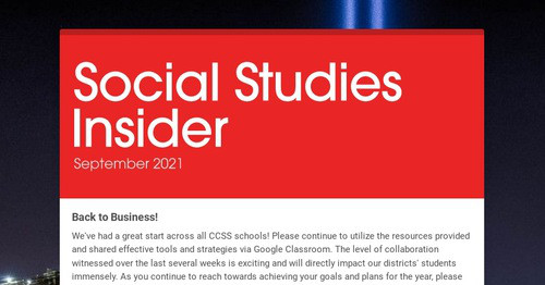 Social Studies Insider