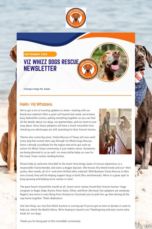 Change a dog's Life.
