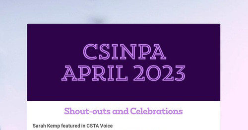 CSinPA April 2023