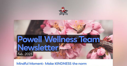 Powell Wellness Team Newsletter