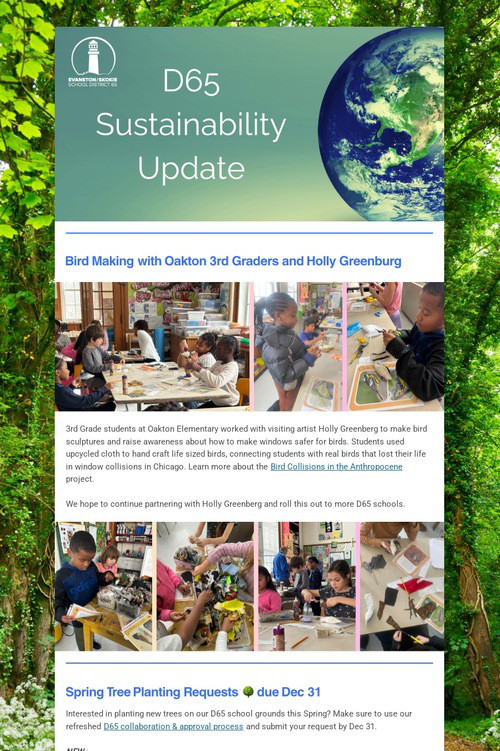 D65 Sustainability Update: Dec 25