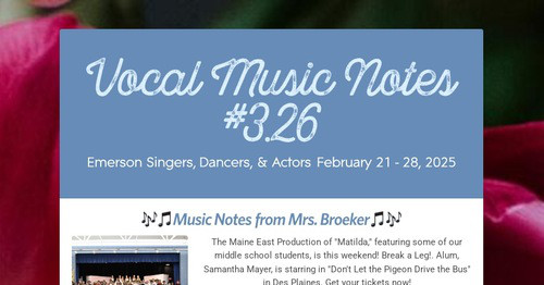 Vocal Music Notes #3.26
