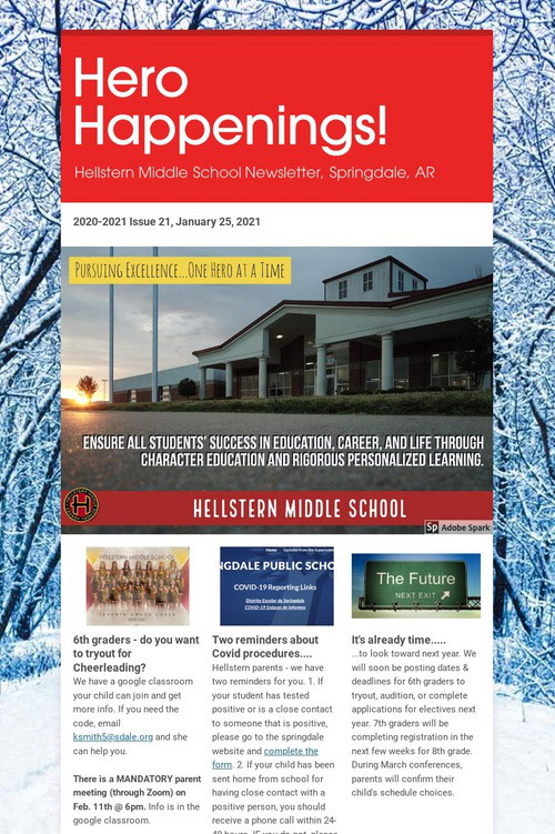 Hero Happenings!