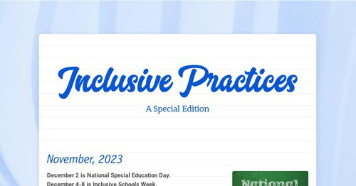 Inclusive Practices