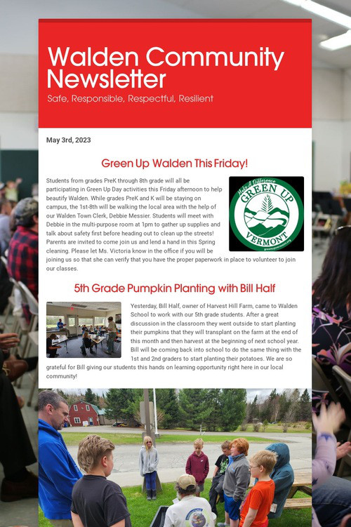 Walden Community Newsletter