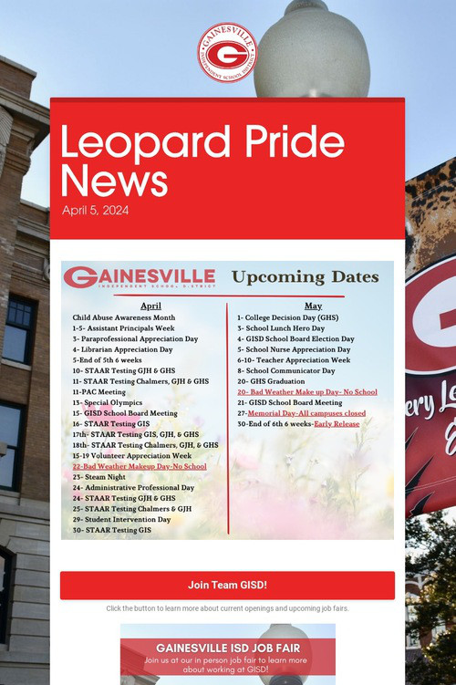 Leopard Pride News