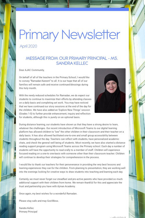 Primary Newsletter