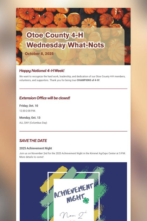 Wednesday What-Nots 10/8