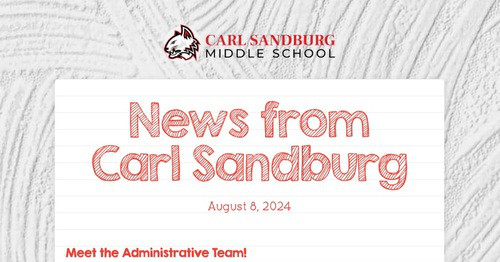 News from Carl Sandburg