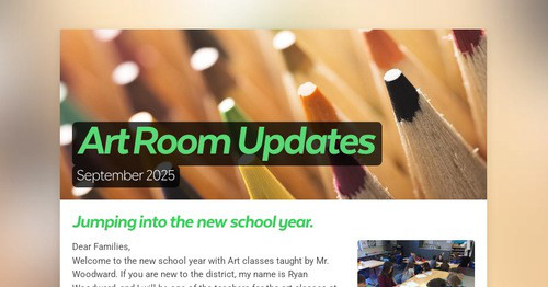 Art Room Updates