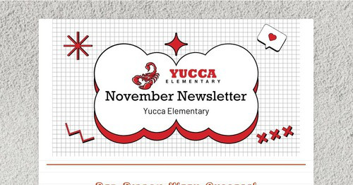 Yucca Newsletter November