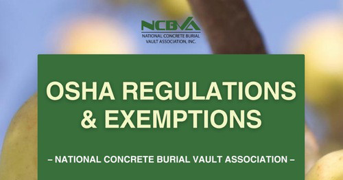 OSHA REGULATIONS & EXEMPTIONS