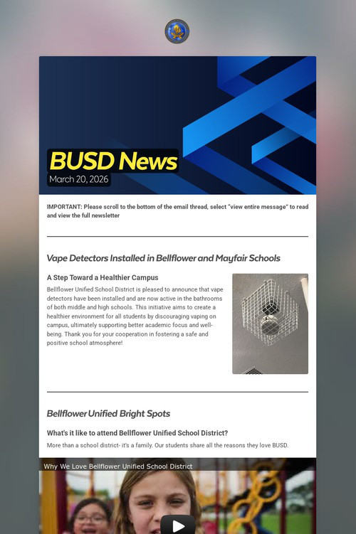 BUSD News