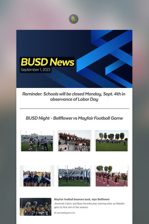 BUSD News