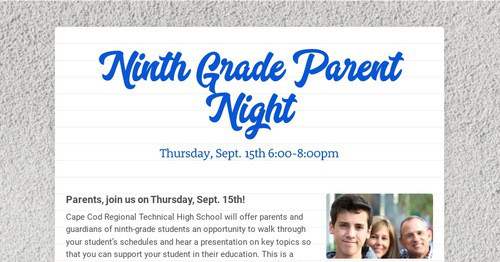 Ninth Grade Parent Night