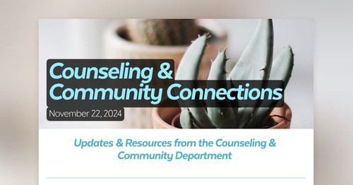 Counseling & Community Connections