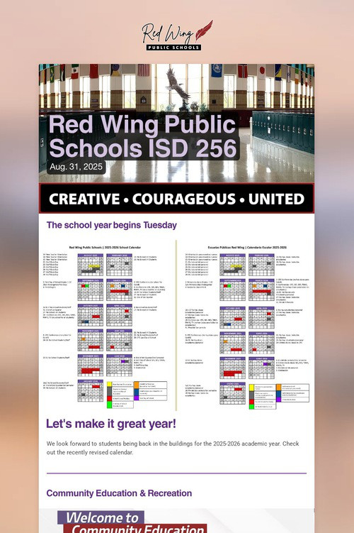 Red Wing Public Schools ISD 256