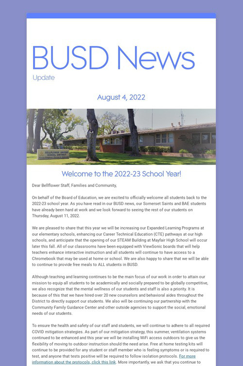 BUSD News
