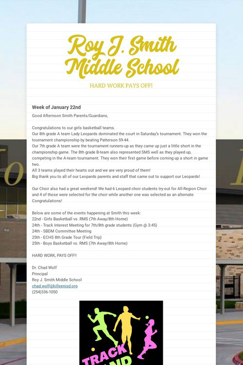 Design newsletters to spread the word online Smore