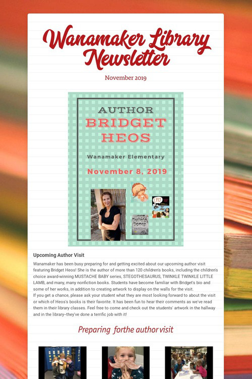 Wanamaker Library Newsletter