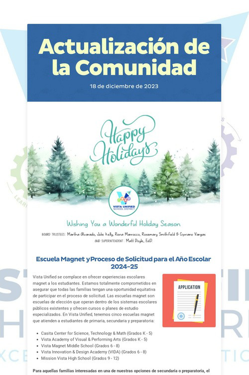 Actualización de la Comunidad