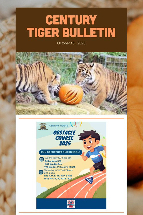 CENTURY              TIGER BULLETIN