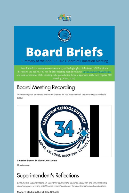 Board Briefs