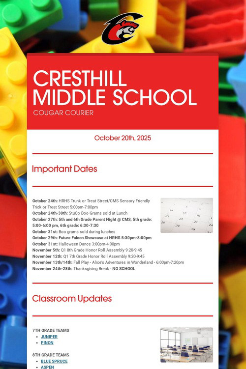 CRESTHILL MIDDLE SCHOOL