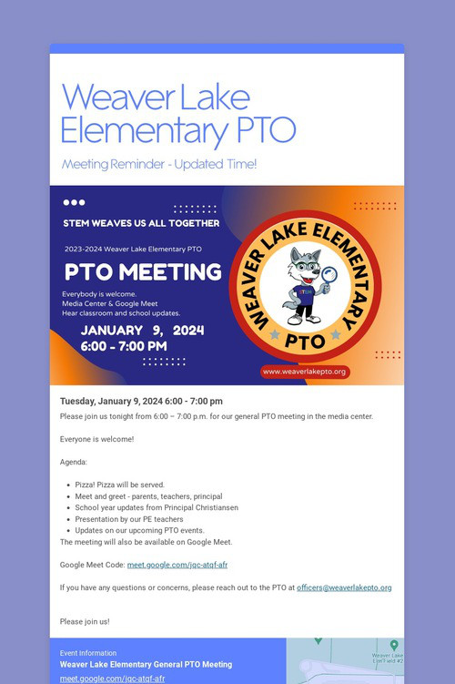 Weaver Lake Elementary PTO