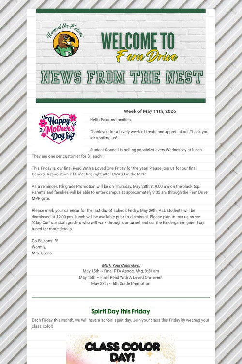News From The Nest