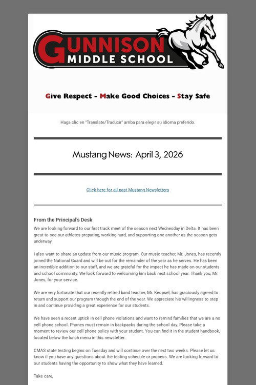 Mustang News - April 3, 2026