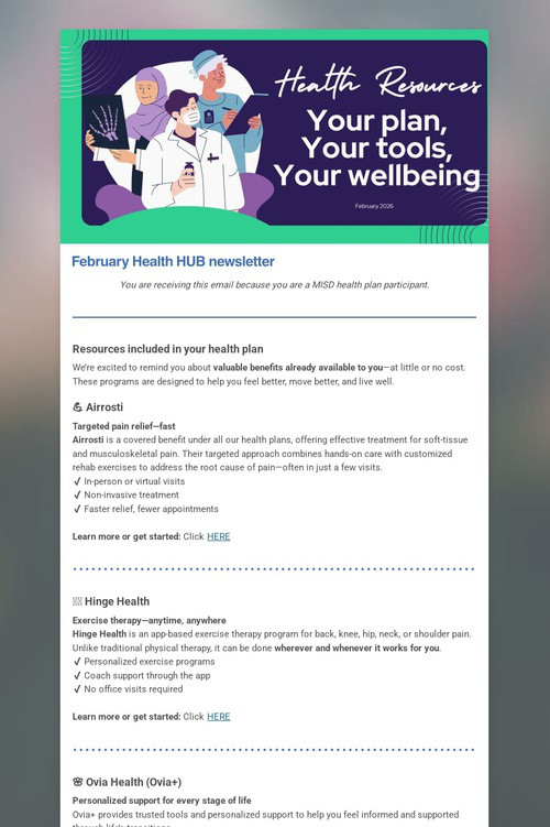 The Health Plan HUB (Feb)