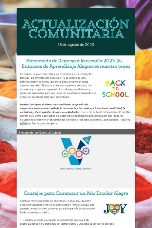 Actualización comunitaria