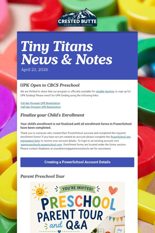 Tiny Titans News & Notes
