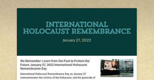 International Holocaust Remembrance