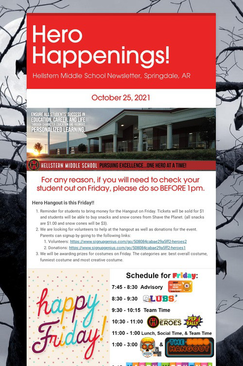 Hero Happenings!