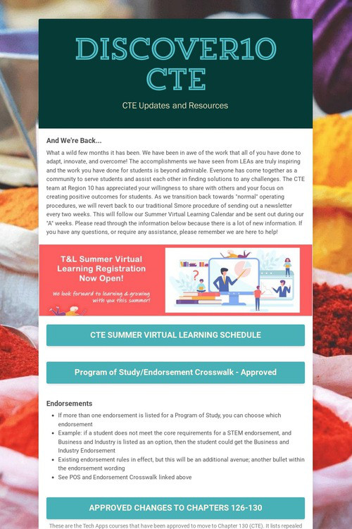 DiscoveR10 CTE