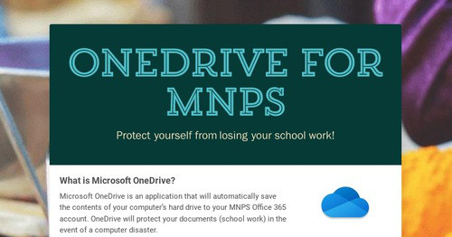 OneDrive for MNPS