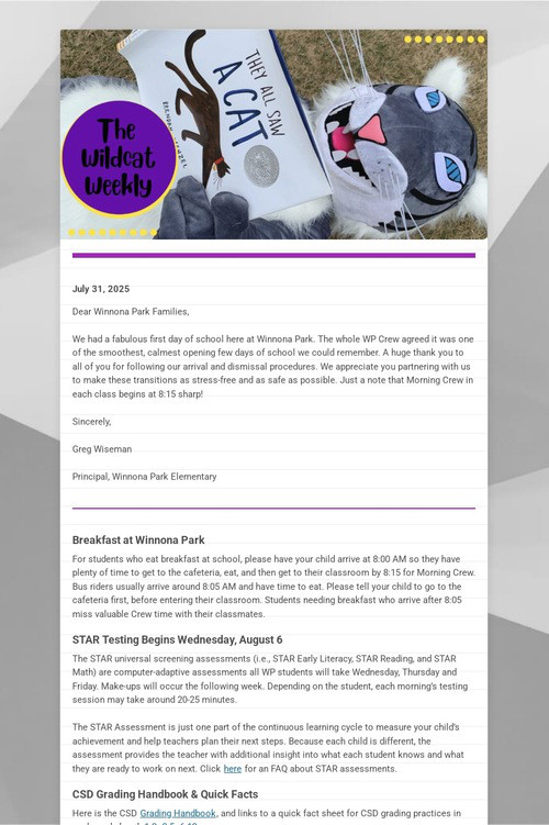 Weekly Update