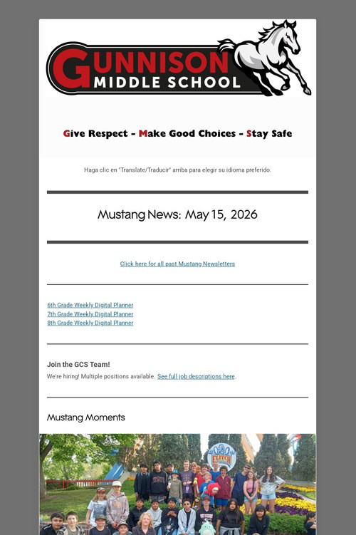 Mustang News - May 15, 2026