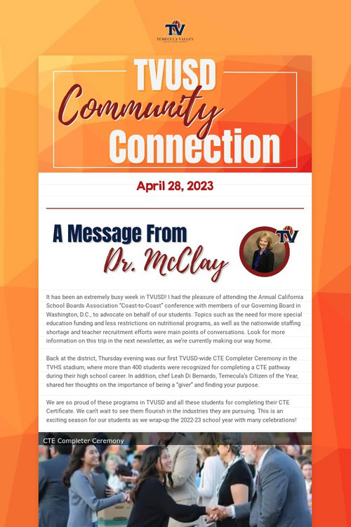 TVUSD COMMUNITY CONNECTION