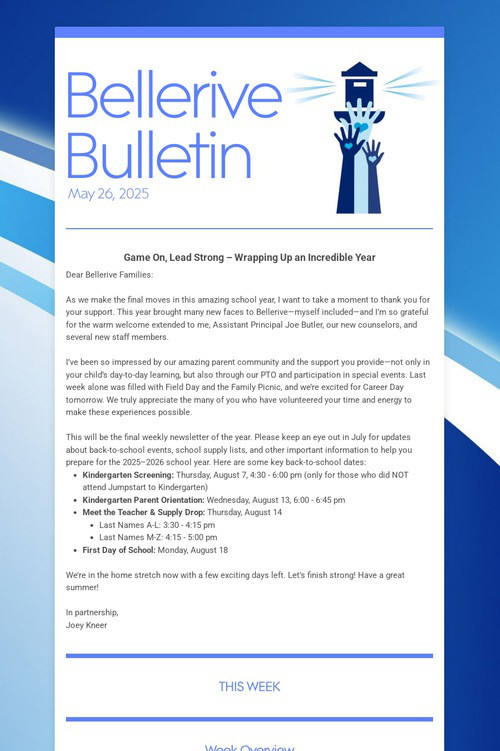 Bellerive Bulletin