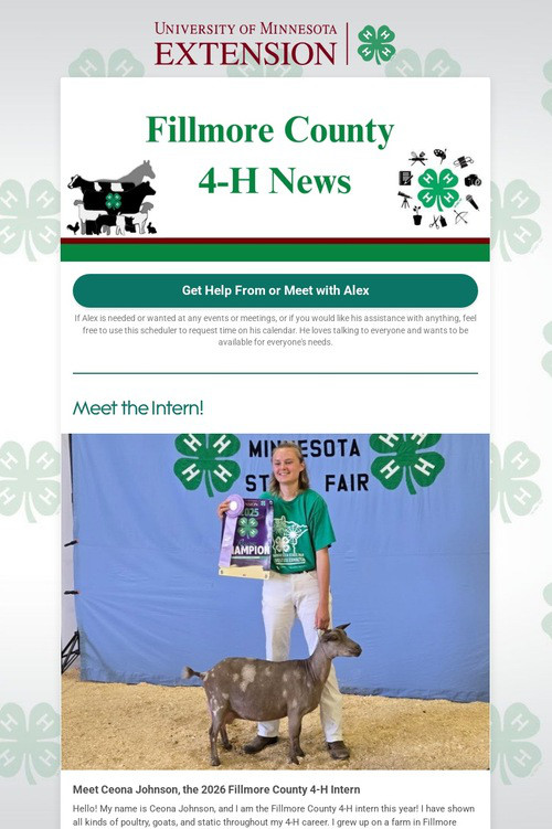Fillmore County 4-H News