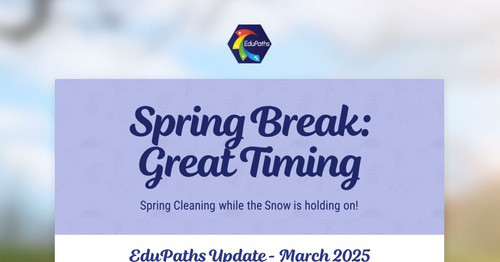 Spring Break: Great Timing | Smore Newsletters