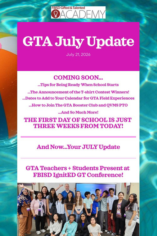 GTA July Update