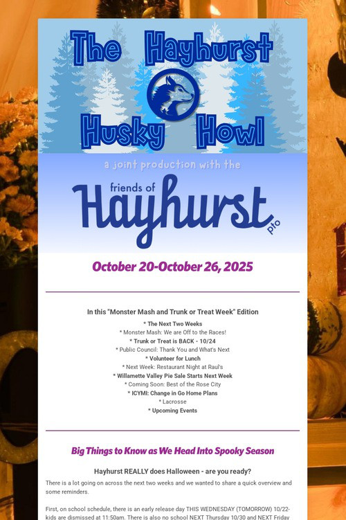 The Hayhurst Husky Howl