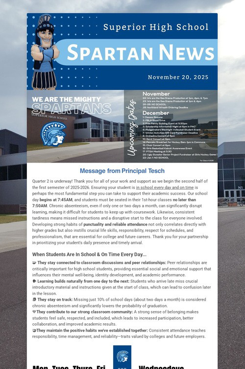 SHS Family News