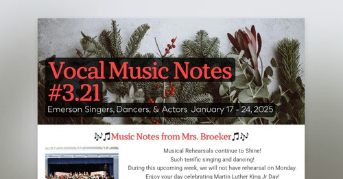 Vocal Music Notes #3.21